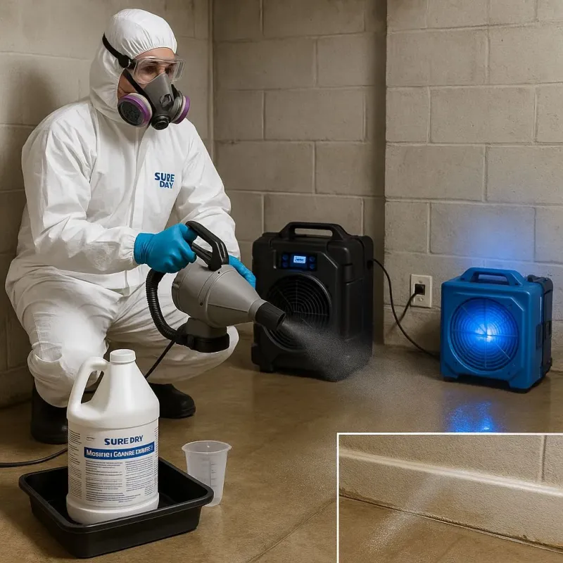 Sanitization and Odor Removal process in Mayville, WI