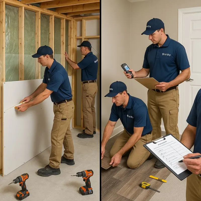 Repairs and Reconstruction process in Mayville, WI